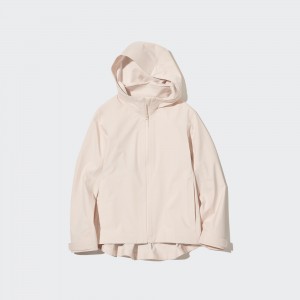 Beige Uniqlo Blocktech Parka | KQJBO-5194