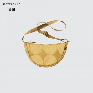 Beige Uniqlo Round Mini Shoulder Bag | VBSWQ-0674