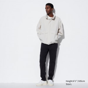 Black Uniqlo Ezy Ultra Stretch Jeans | PLRGX-7501
