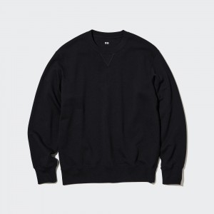 Black Uniqlo Sweatshirt | JTKMI-0473