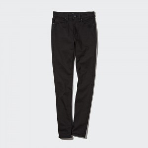 Black Uniqlo Ultra Stretch High Rise Skinny Fit Jeans | ANIGK-6214