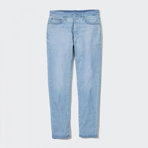 Blue Uniqlo Ezy Ultra Stretch Slim Fit Jeans | TCXBQ-6452