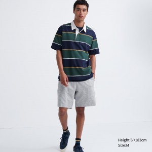Grey Uniqlo Airism Cotton Easy Shorts | LIYRE-8102