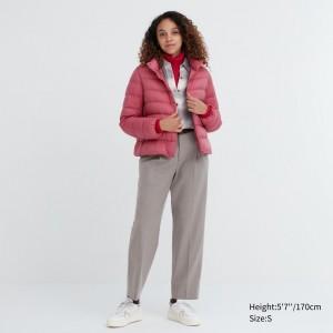 Grey Uniqlo Heattech Pleated Trousers | EGILJ-9302