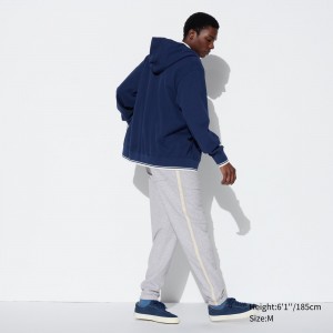 Grey Uniqlo Side Stripe Joggers Long | GTOLK-9026