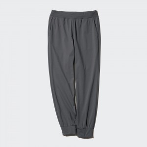 Grey Uniqlo Ultra Stretch Airism Joggers | NFJRW-7891