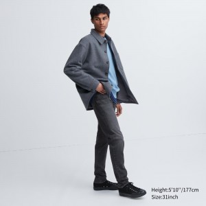 Grey Uniqlo Ultra Stretch Skinny Fit Jeans | NAHBO-2703