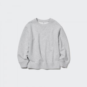 Grey Uniqlo Ultra Stretch Soft Sweatshirt | VUIQH-3098
