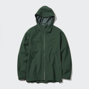Olive Uniqlo Blocktech 3d Cut Parka | HLIBY-2490