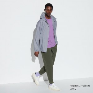 Olive Uniqlo Ultra Stretch Dry Ex Joggers | TRPVF-2059