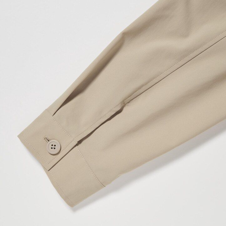 Beige Uniqlo Airsense Ultra LighT-Shirt Jacket | PMUHB-4702