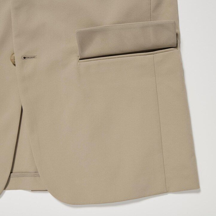 Beige Uniqlo Airsense Ultra Light Jacket | JYLPH-7259
