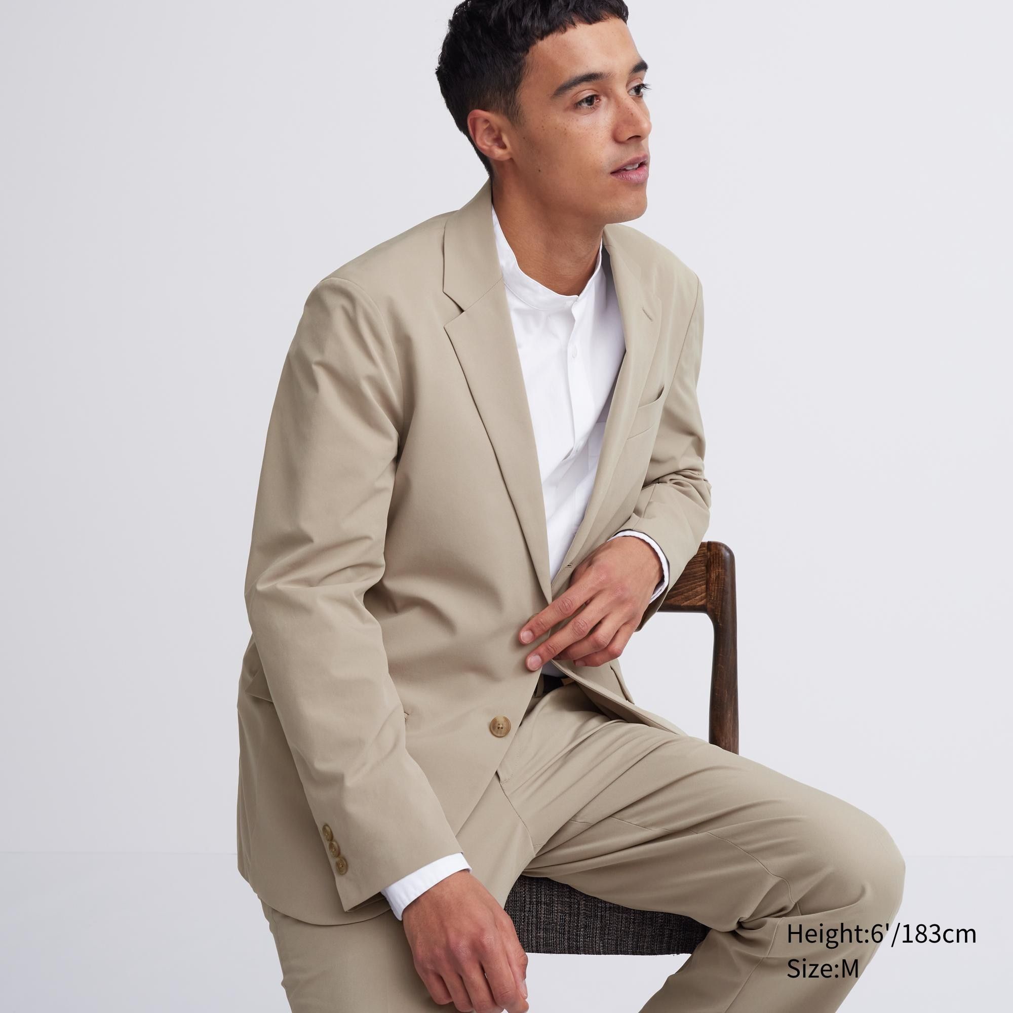 Beige Uniqlo Airsense Ultra Light Jacket | JYLPH-7259