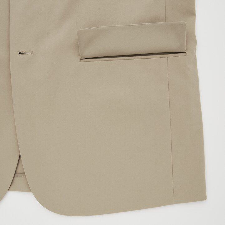 Beige Uniqlo Airsense Ultra Light Jacket | VCIUW-5724