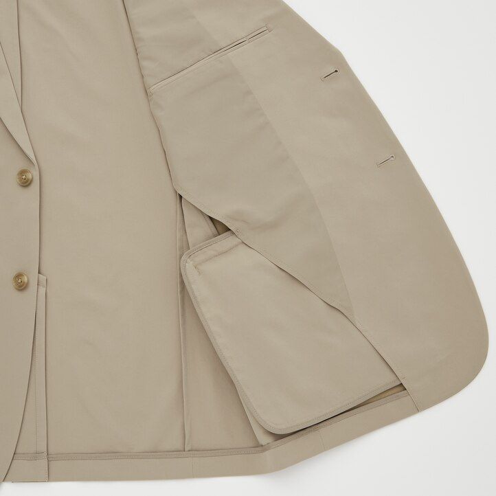 Beige Uniqlo Airsense Ultra Light Jacket | VCIUW-5724