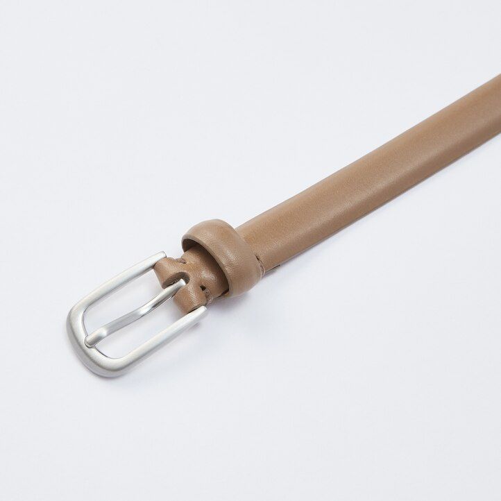 Beige Uniqlo Belt 2021 Season | ZOPDL-4312