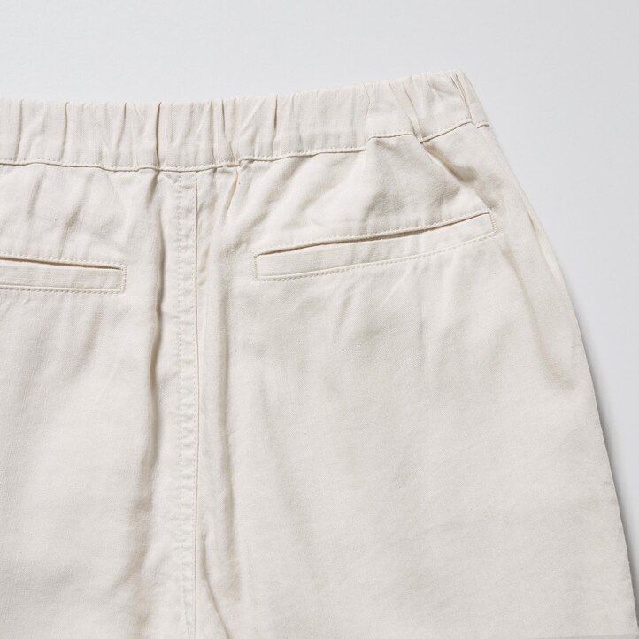 Beige Uniqlo Linen Blend Relaxed Fit Joggers | EBCXF-5976