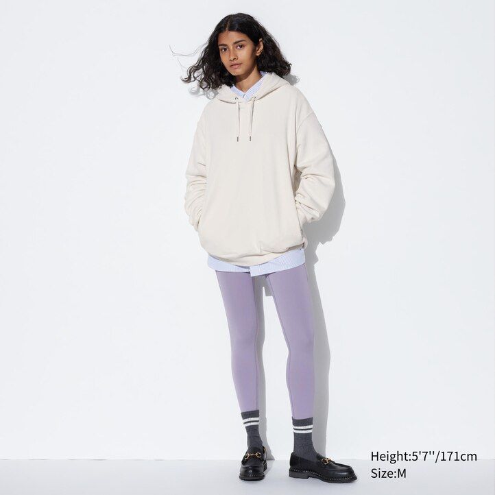 Beige Uniqlo Pullover Hoodie | HFTQW-2465