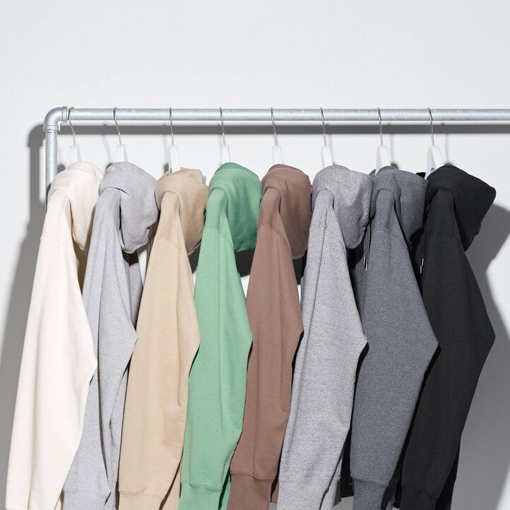 Beige Uniqlo Pullover Hoodie | HFTQW-2465