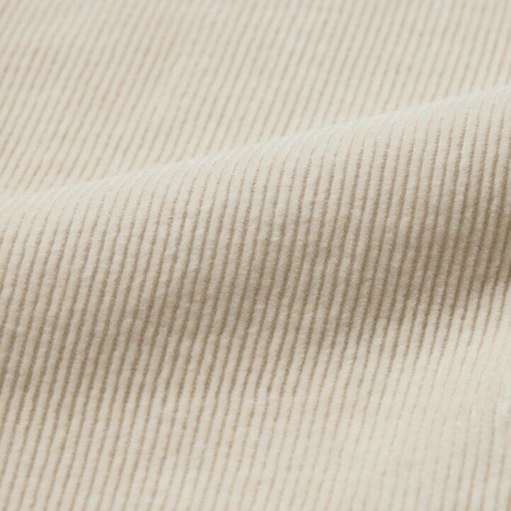 Beige Uniqlo Smart Corduroy Ankle Length Trousers | GDEUS-8726