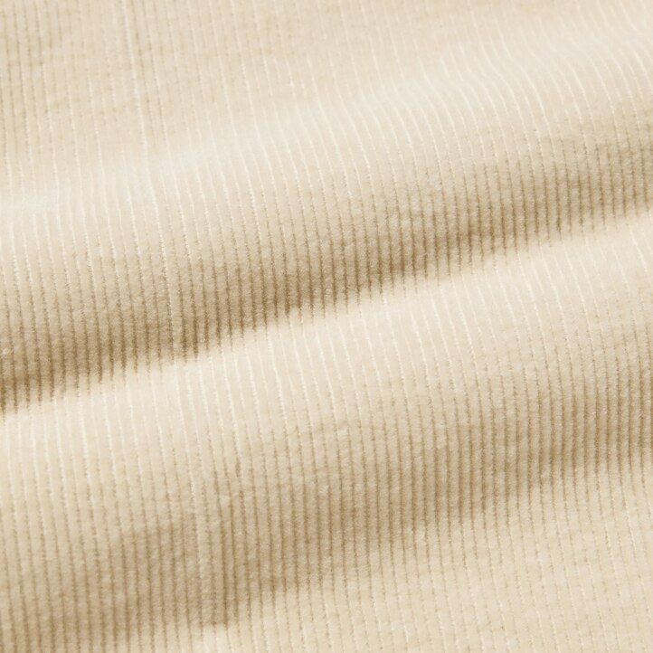 Beige Uniqlo Smart Corduroy Ankle Length Trousers | KURTP-2317