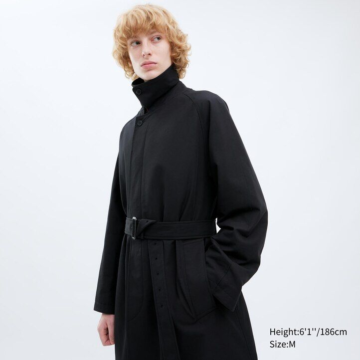 Beige Uniqlo Trench Coat | WBCGK-6810