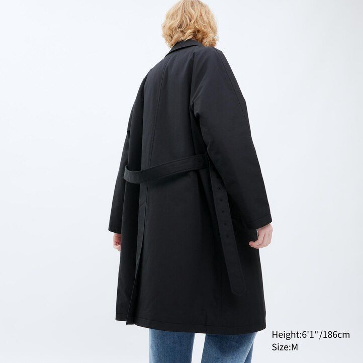Beige Uniqlo Trench Coat | WBCGK-6810