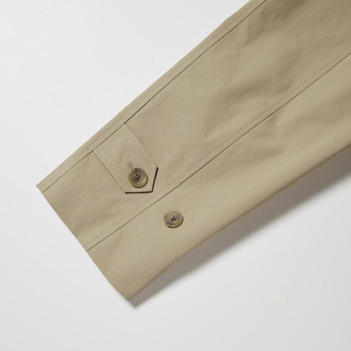 Beige Uniqlo Two Way Single Breasted Coat | MCWDG-4358