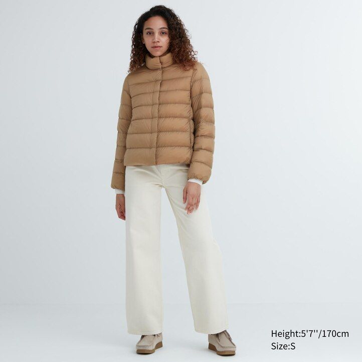 Beige Uniqlo Ultra Light Down Jacket | XHNUL-8691