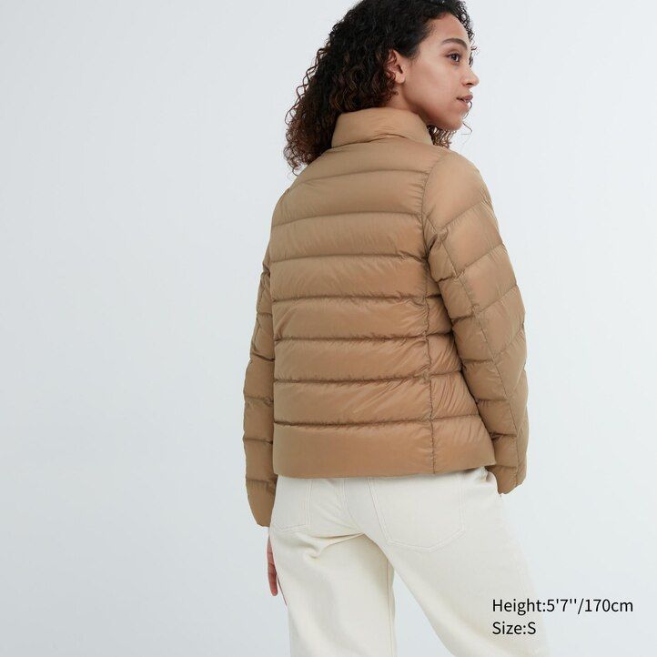 Beige Uniqlo Ultra Light Down Jacket | XHNUL-8691