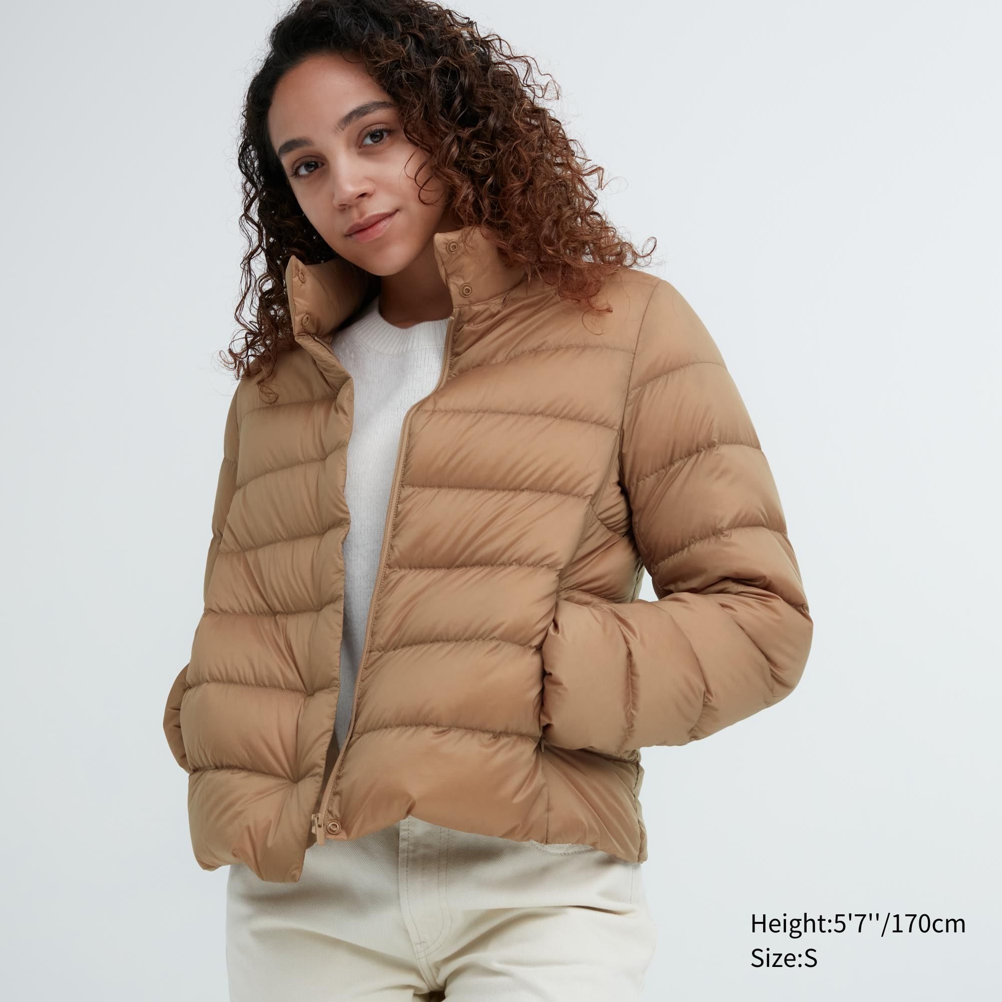 Beige Uniqlo Ultra Light Down Jacket | XHNUL-8691