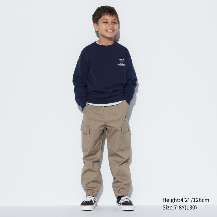 Beige Uniqlo Ultra Stretch Cargo Joggers | SFVAG-8037