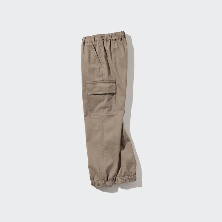 Beige Uniqlo Ultra Stretch Cargo Joggers | SFVAG-8037