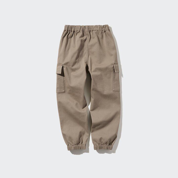 Beige Uniqlo Ultra Stretch Cargo Joggers | SFVAG-8037