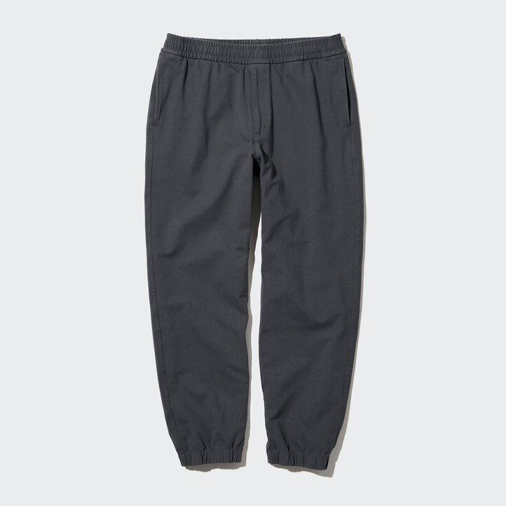 Beige Uniqlo Washed Jersey Ankle Length Joggers | LJTFM-1462