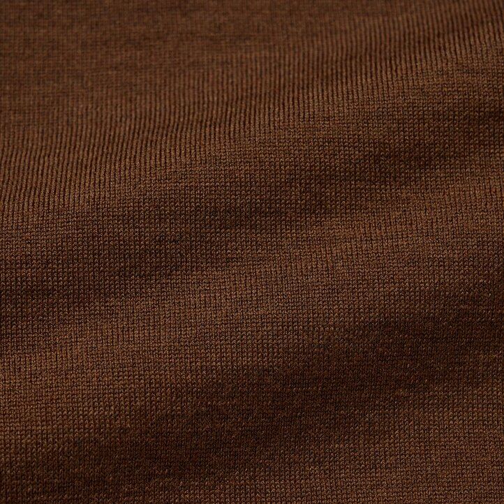 Black Uniqlo 100pct Extra Fine Merino Knit Long Sleeved Polo Shirt | NRZWS-0863