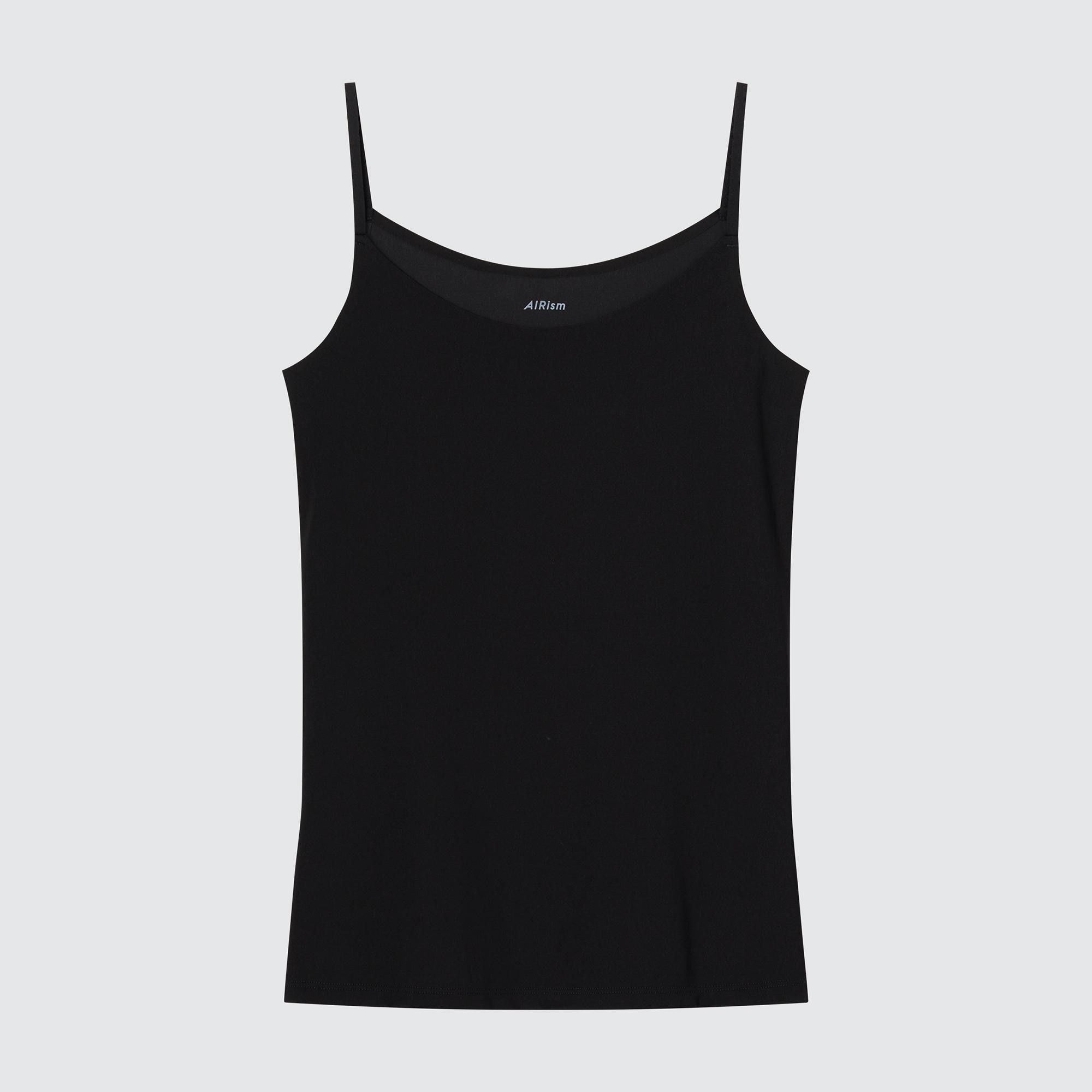 Black Uniqlo Airism Camisole Top | CGTNZ-9316