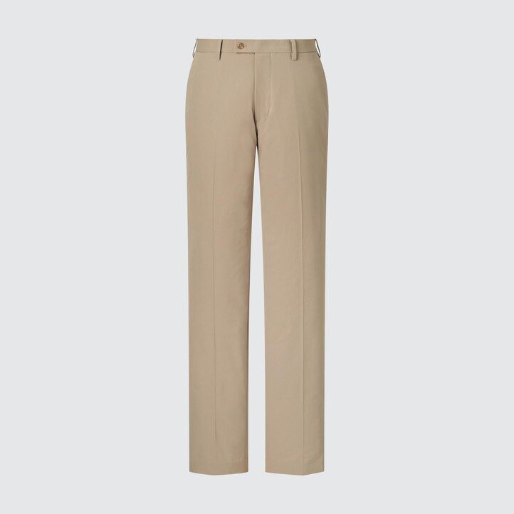 Black Uniqlo Airsense Ultra Light Cotton Like Trousers Long | BROKI-6420