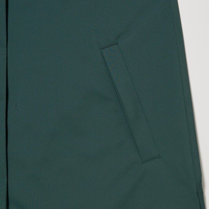 Black Uniqlo Blocktech Coat | ZGNMY-0895