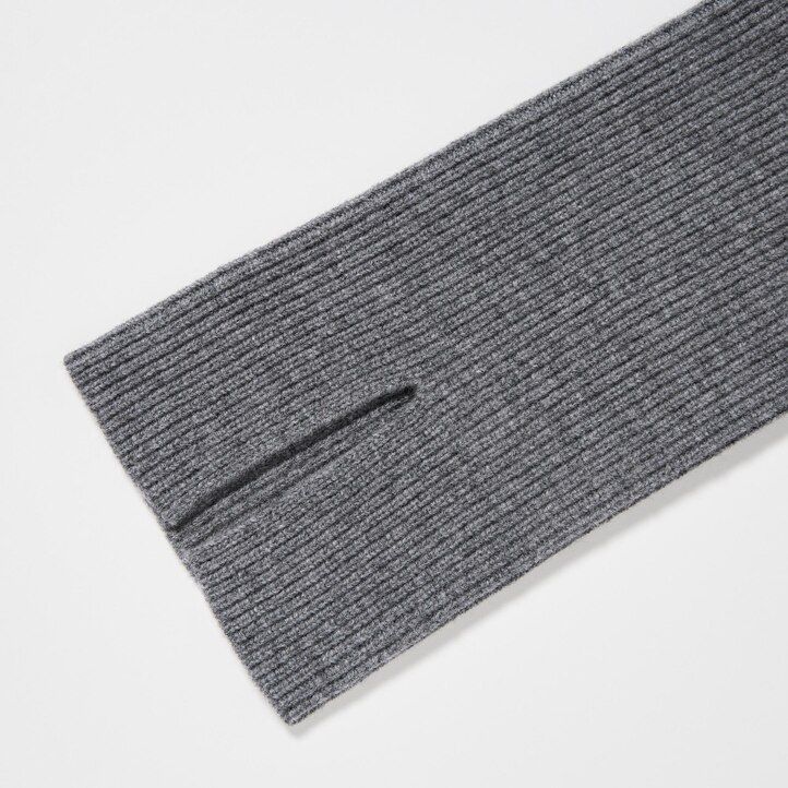Black Uniqlo Boat Neck Long Sleeved Knitted Dress | DGOZU-1089
