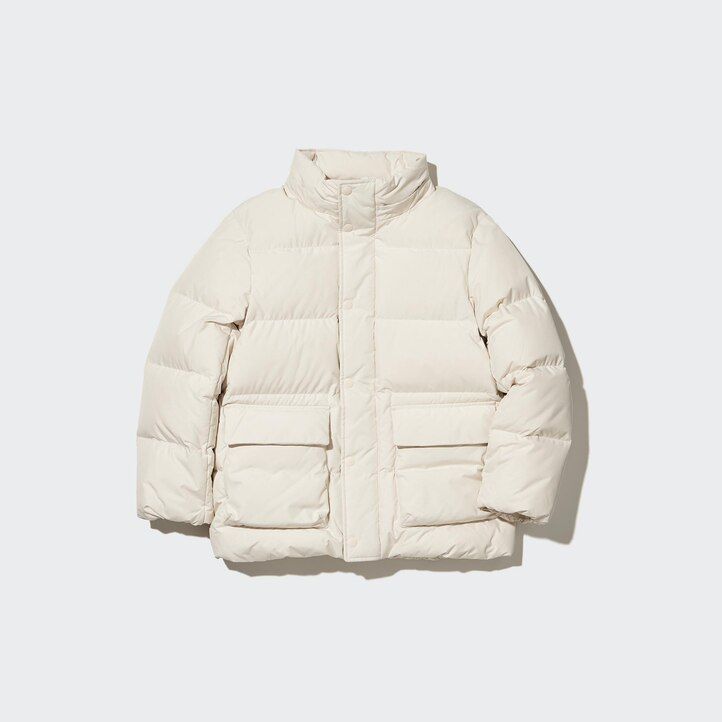 Black Uniqlo Down Parka Water Repellent | KSZRJ-4152