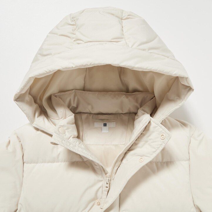 Black Uniqlo Down Parka Water Repellent | KSZRJ-4152