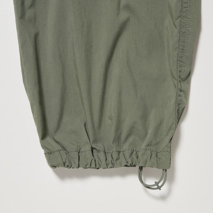 Black Uniqlo Easy Wide Fit Cargo Trousers | QCTWK-9251