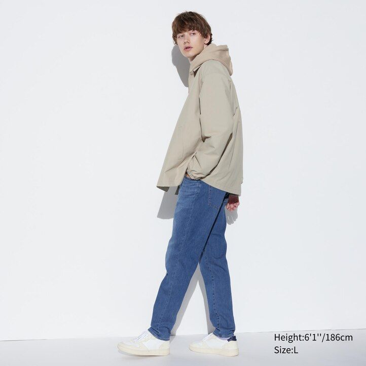 Black Uniqlo Ezy Ultra Stretch Jeans | PLRGX-7501