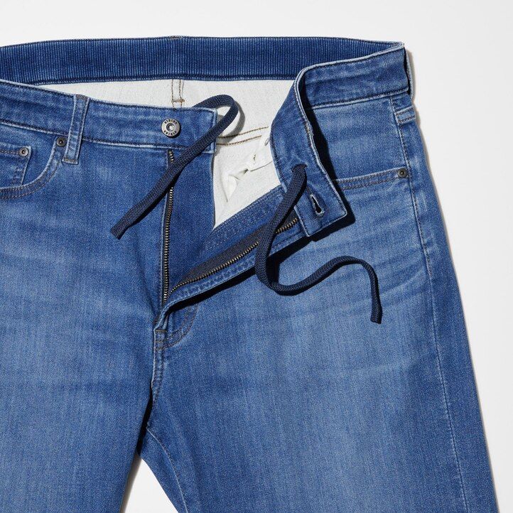 Black Uniqlo Ezy Ultra Stretch Jeans | PLRGX-7501