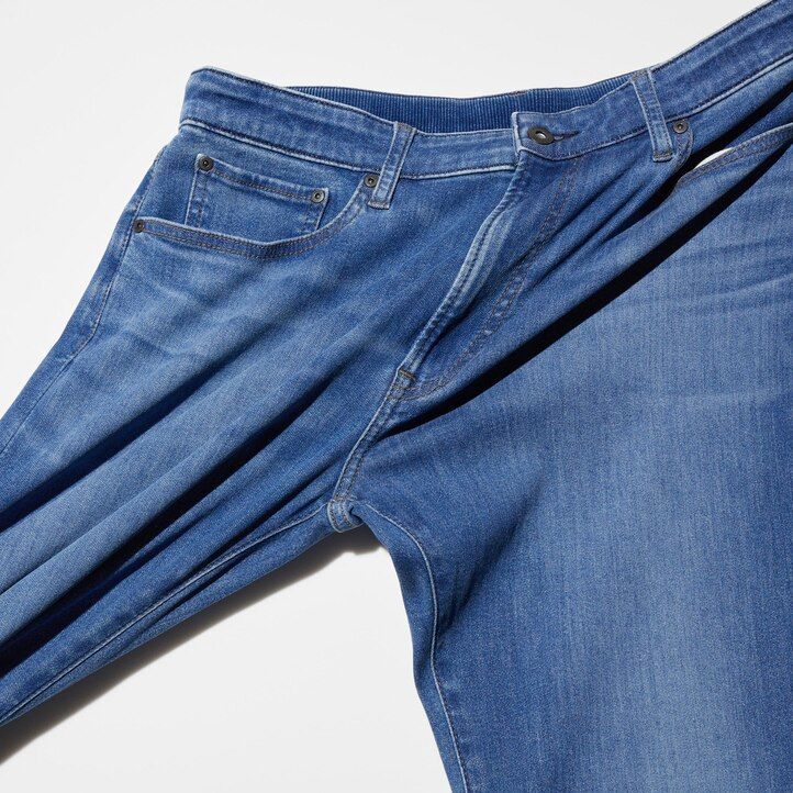 Black Uniqlo Ezy Ultra Stretch Jeans | PLRGX-7501