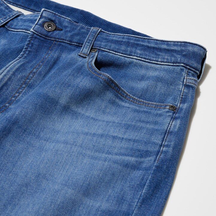 Black Uniqlo Ezy Ultra Stretch Jeans | PLRGX-7501