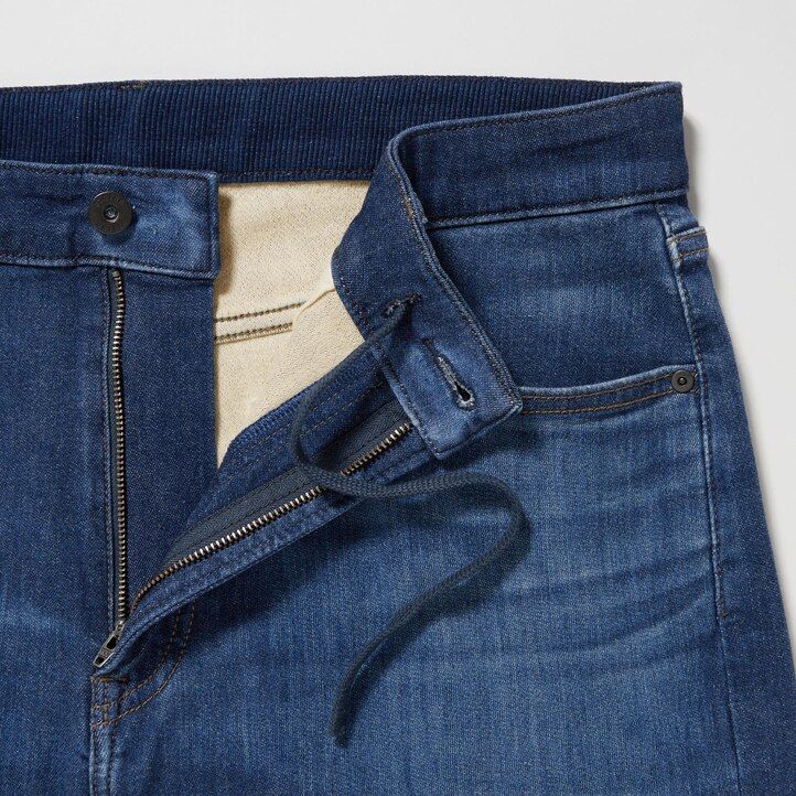 Black Uniqlo Ezy Ultra Stretch Soft Jeans | DEYVJ-5942