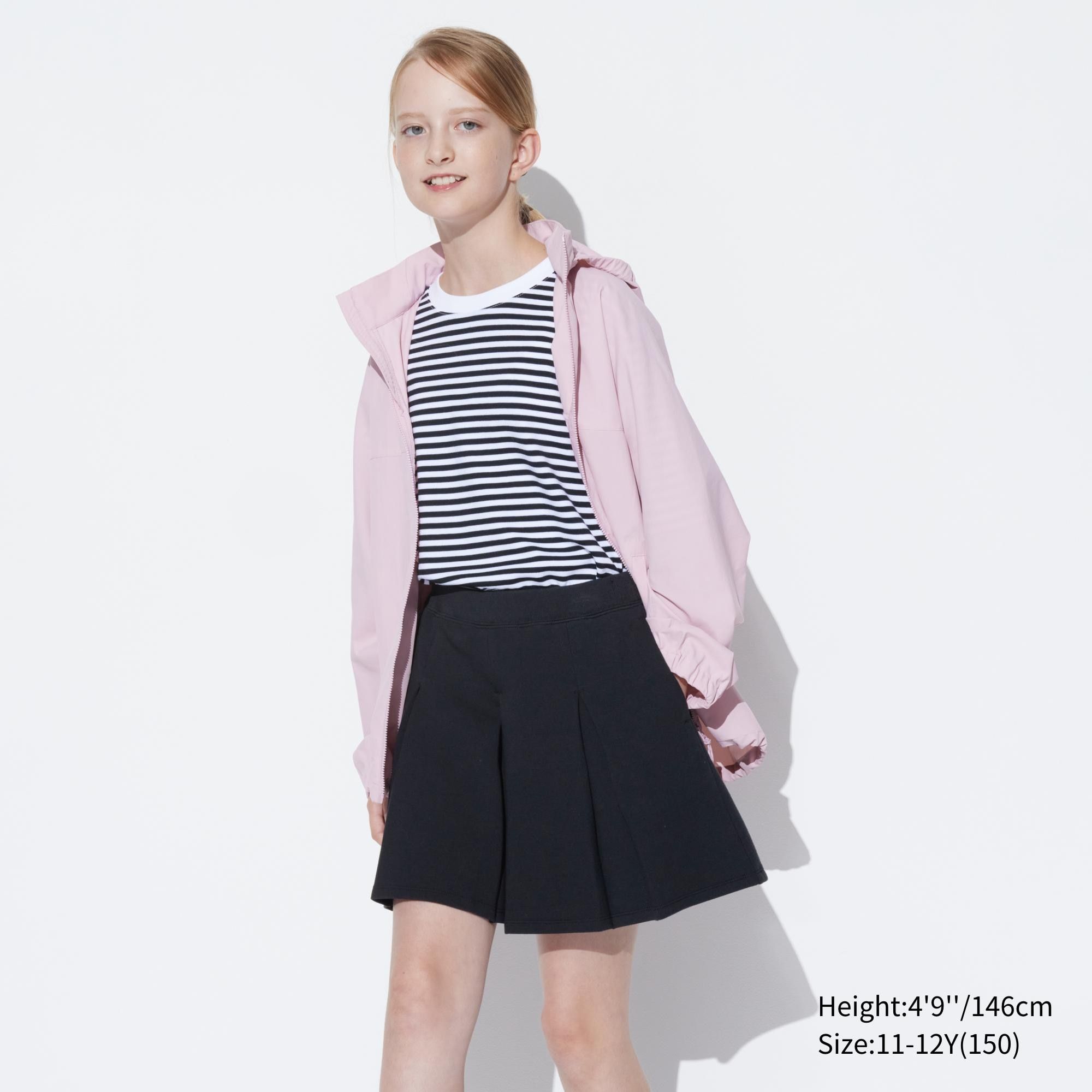 Black Uniqlo Girls Dry Sweat Mini Skort | FCDPA-0971