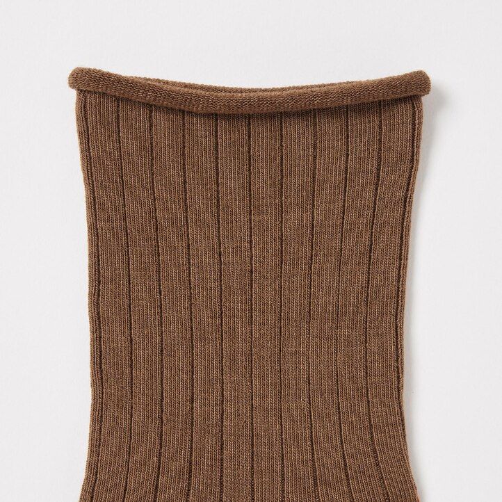Black Uniqlo Heattech Crew Top Roll Thermal Socks | GFKZN-5941